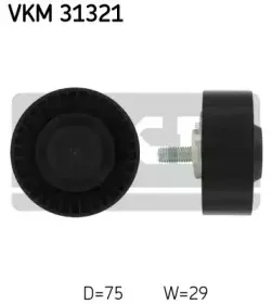 VKM 31321 SKF Паразитный / ведущий ролик, поликлиновой ремень